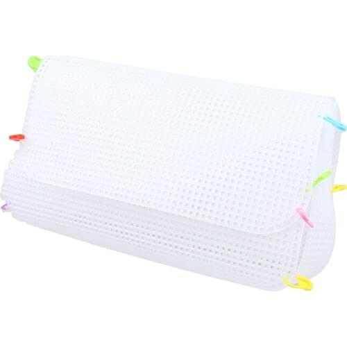 3 Sizes Auxiliary Knitting & Weaving Plastic Mesh Sheet Chenille Gold Velvet Diy Bag Accessories Easy Knit Helper