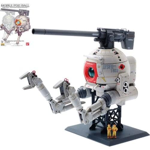 BANDAI Gundam MG 1/100 RB-79 Mobile Pod Ball White Ver Ka Model Kids Assembled Toys Robot Anime Action Figures Collections Gifts