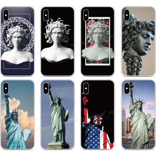Statue Liberty Medusa Soft TPU Phone Case For Alcatel 1L 1S 3L 2021 1 3C 1C 1X 1V 3V 3X 2019 1A 1B 1SE 2020 Silicone Back Cover