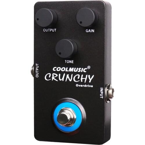 Coolmusic 9V Overdrive Pedal Bass Guitar Effect Pedal