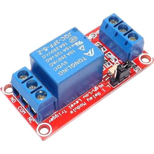 Red version 1-way relay module with optocoupler isolation support high and low level trigger expansion board 5V 9V12V24V relay