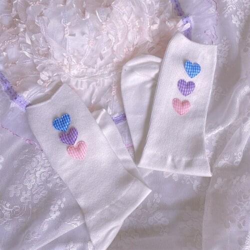 Candy-Colored Lovely Cotton Bunching Socks JK Girly Series Socks Student Soft Sister Socks