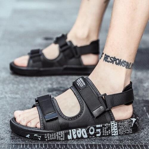 Men Flats Fashion Beach Sandals for Men Summer Sandal Outdoor Non-slip New Platform Sandals Men Casual Shoes Sandalias Verano