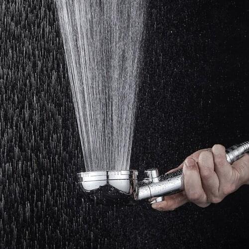 3 Modes Universal Shower Head High Pressure Rain Bath Showers Water Saving Showerhead Luxury For Home Bathroom Sprayer