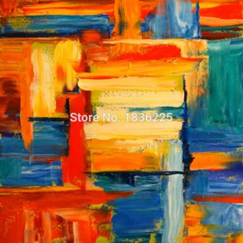 Palette Knife Abstract Painting Pure Handmade High Quality Oil Painting on Canvas Wall Art for Living Room Home Decoration