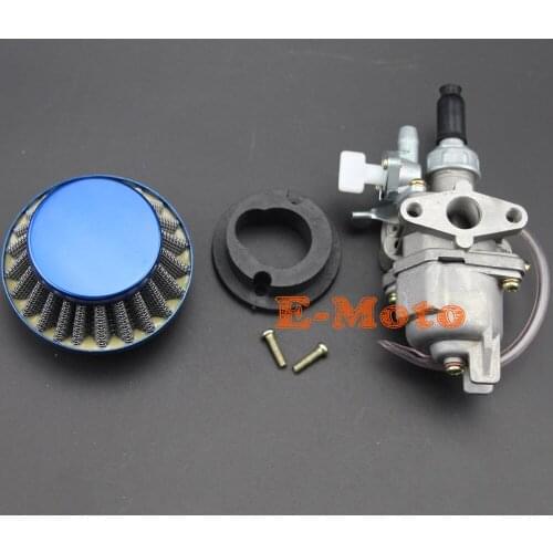 Performance 44mm Air Filter w/ Carburetor Carb Carby Stack For 2 Stroke 43cc 47cc 49cc Mini Motor ATV Quad Dirt Pocket Bike