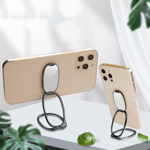 Foldable Mobile Phone Holder Finger Ring Buckle Retractable Desktop Lazy Metal Bracket For Desktop For IPhone