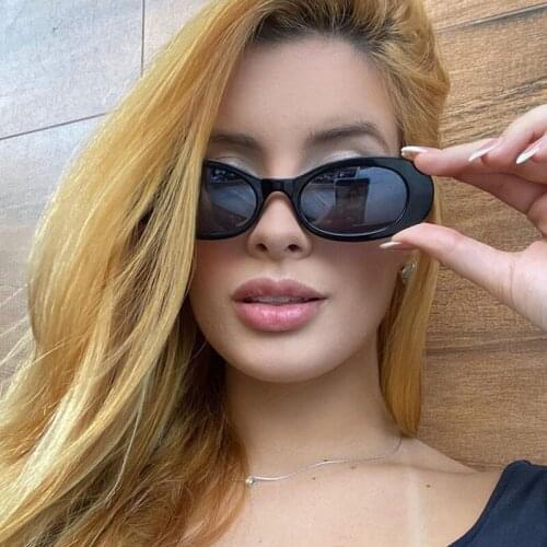 Retro Oval Cat Eye Sunglasses Women Vintage Small Square Sunglases Sexy Ladies Eyewear Accessories Sunglases Men Leopard Shades