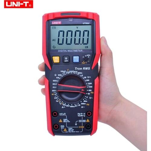 UNI-T UT89X TRMS multimeter tester ac dc Voltmeter Ammeter Capacitance Frequency Resistance tester with Temperature testing