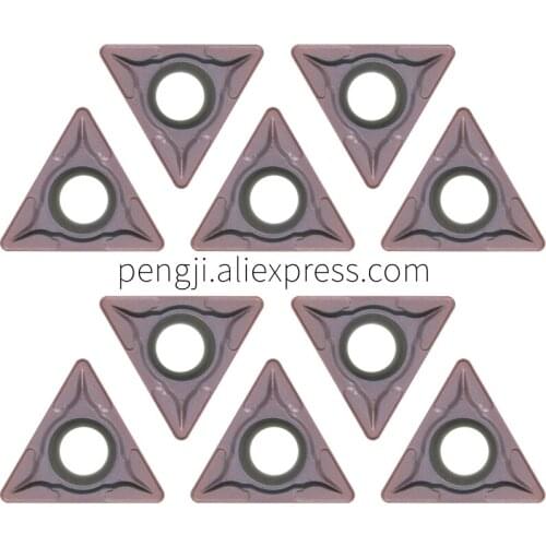 10PCS Carbide Turning Insert TCMT 32.51 52 CNC Lathe Tool TCMT16T304 T308 VP15 Can Process Steel,Stainless Steel,Aluminum Alloy