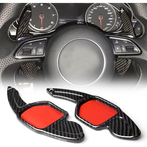 Car Steering Wheel Paddle Shift DSG Direct Shifter Gear For Audi A3 RS3 A5 RS6 A4L A6L R8 A7 Q3 A8 Q5 S5 Q7 S6 TT S7 TTS S8