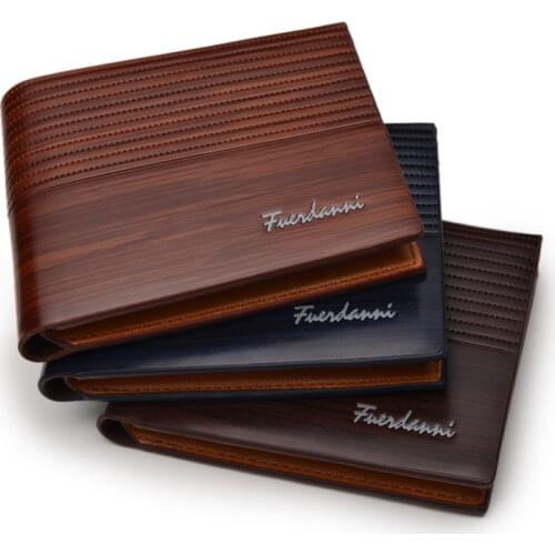 Vintage Men Leather Wallet Brand Luxury Short Slim Male Purses Money Clip Credit Card Dollar Price Portomonee Carteria