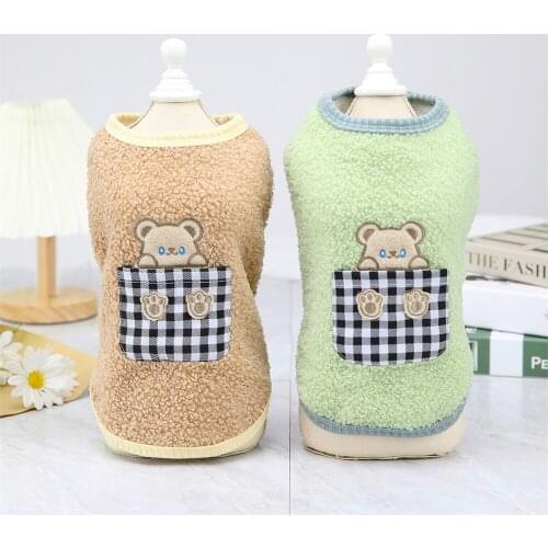 Winter Clothes For Dogs Warm Dog Cotton Jacket Pet Clothing Dog Coat Vest Chihuahua French Bulldog Coat
