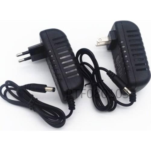 1pcs EU US Plug Adapter AC 100-240V To DC 12V 3A Power Supply For 3528 5050 Strip LED