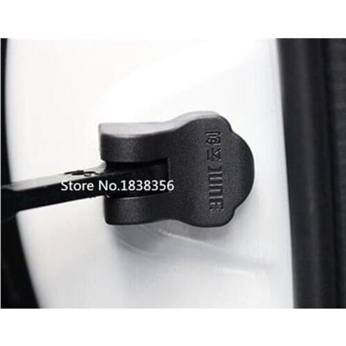 For SUBARU XV 2018 2019 2020 2021 Car Anti Rust Water Proof Door Plastic Buckle Keys Key Limit Device Trim Frame 4pcs
