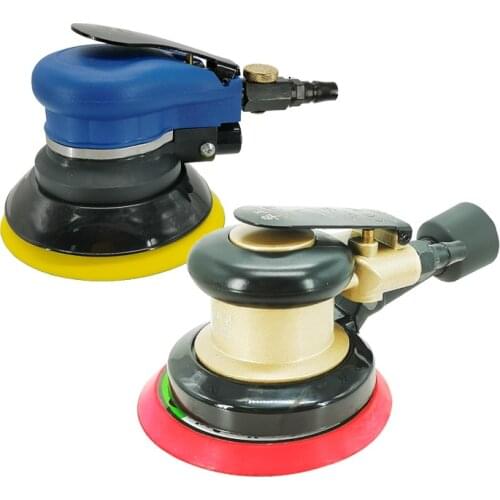 5 Inch Pneumatic Air Sander Polisher Tool Polishing Random Orbital Palm Machine Grinder for Car Paint Care Rust Removal