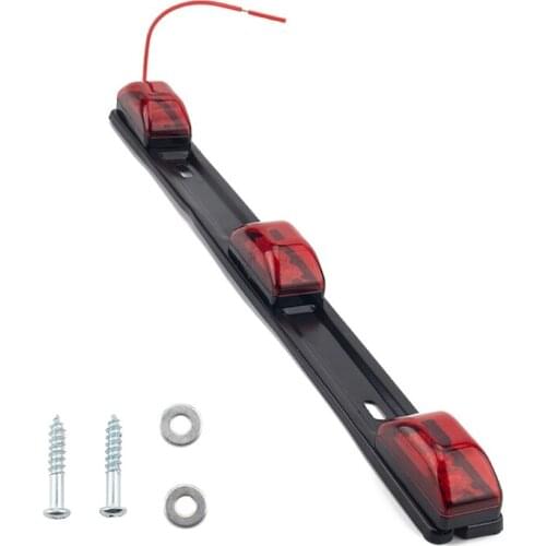 9 LED Bar Marker Light Brake Light Tail Light Bar Rear Signal Lights for Trailer Boats Lamp Accessories