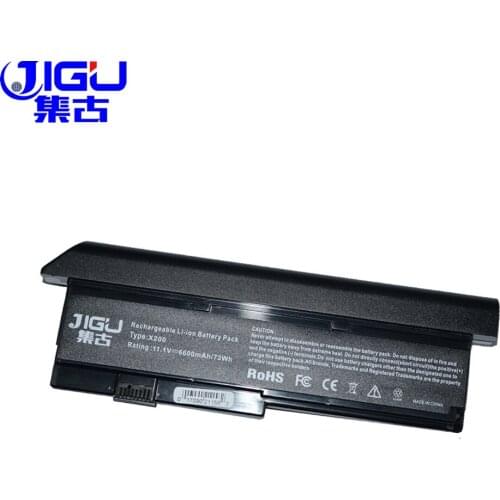 JIGU Laptop Battery For IBM ThinkPad X200 X200s X201-3323 for Lenovo 42T4834 42T4835 43R9254 ASM 42T4537 ASM 42T4541 9 Cells
