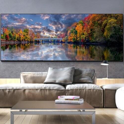 Diy diamond paintings 5d dark clouds landscape lake diamond embroidery picture of rhinestone mosaic kit home decoration AA2530