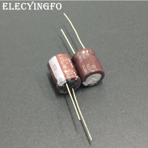 10pcs/100pcs 470uF 16V470uf ELNA 10x12.5mm TOP GRADE Original 16V 470uF Audio DIY Aluminum Electrolytic capacitor