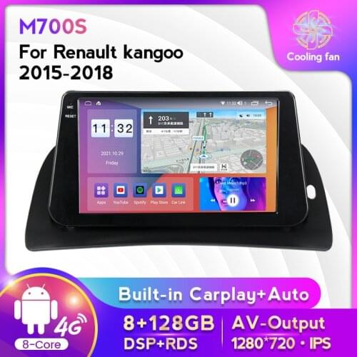 6G RAM 128G ROM Carplay Auto DSP For Renault Kangoo Car Radio Multimedia Video Player Navigation Android Stereo IPS Split Screen