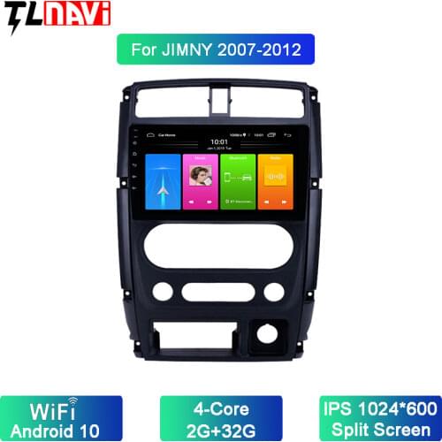 Car Multimedia Player 9 Inch WIFI 2+32G Android 10 GPS Navigation Radio For 2007 2008 2009-2012 Suzuki Jimny