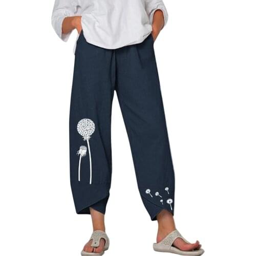 2021 Women Fall Summer Loose Irregular Elastic Waist Wide Leg Pant Lady Casual Fashion Streetwear Pants Ladies Pocket штаны F