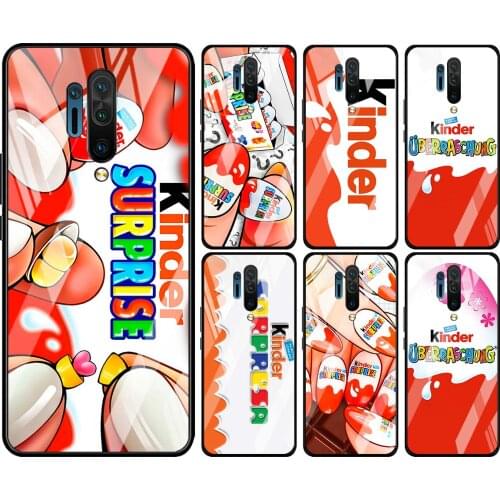 Tempered Glass Hot New Shell Luxury Cover Trolly egg KINDER JOY Surprise For Oneplus 7 7T 8 Z 8 8T 9 9R Nord PRO 5G Phone Case