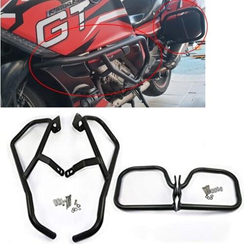 For BMW K1600GT K1600GTL K1600 GT GTL 2011-2021 Motorcycle Highway Crash Protection Engine Side Saddlebag Guard Bar Frame Bumper