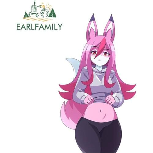 EARLFAMILY 13cm x 7.7cm for BNA Hiwatashi Nazuna Vinyl Car Stickers Windshield Windows Decal Surfboard Motorcycle Decoration