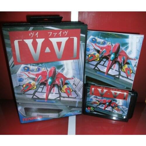 V-V or GRIND Stormer VV Japan Cover with box and manual For Sega Megadrive Genesis Video Game Console 16 bit MD card