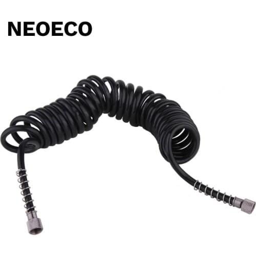 Professional 3m(10') PU Spring Coil Airbrush Air Hose with Standard 1/8" Size Fittings on Both Ends For Airbrush Air Brush