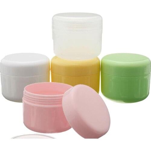 10ML Empty cosmetic container 10g Candy Color Makeup jar pot makeup sample cream lotion lip balm bottle With inner lid
