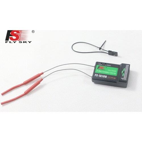 Flysky FS-IA10B 10ch Receiver FS IA10B for Transmitter FS-I10 FS-I6S FS-I6 FS-I4 FS-iT4S Remote FPV RC Heli Quadcopter Drone