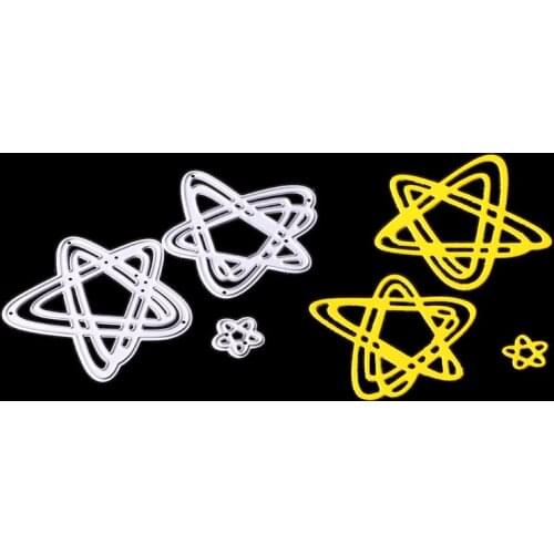 SCD974 Stars Metal Cutting Dies For Scrapbooking Stencils DIY Album Cards Decoration Embossing Folder Die Cuts Tool Template