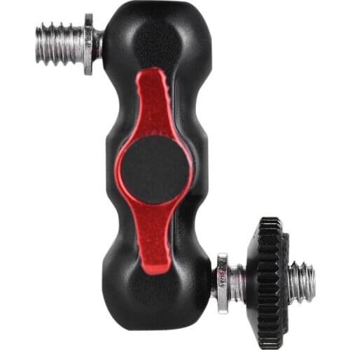 Articulating Friction Ballhead Arm Camera Monitor LED Video Light Adapter Mount