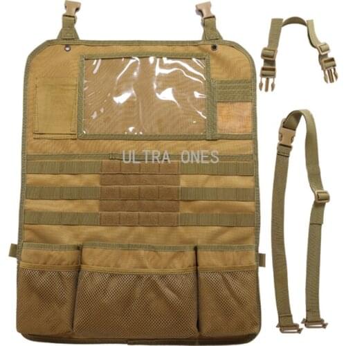 Universal Tactical MOLLE Car Seat Back Organizer Multi-function Hunting Accessories Storage Pocket Military Pack Seat Cover Bags