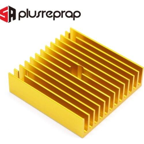 MK7 MK8 Heatsink Cooling Fan Aluminum Alloy 40mm*40mm Golden Black for MK7 MK8 Extruder 3D Printer Parts