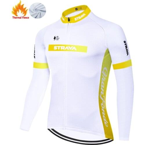 Strava Winter Thermal Fleece Велоджерси Мужская Vetement Velo Ropa Homme Maillot Cyclisme Jersey Ciclismo Cycling Jersey Men