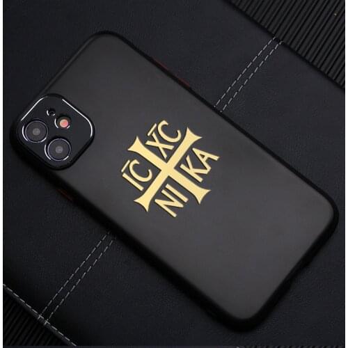 11205# 60*60 mm Orthodox Christianity Ic XC ni ka cool 3D nickel metal decal car stickers for Car Styling Laptop phone