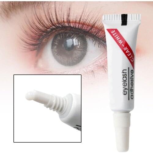 5Pcs 2ml Mini Adhesive False Eyelashes Glue Waterproof Eyelid Gel Eye Makeup