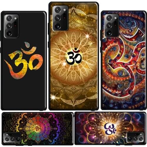 Aum Om Yoga Case For Samsung Galaxy S21 Ultra S20 FE S8 S9 S10 Note 10 Plus Note 20 Ultra Note 9 Cover