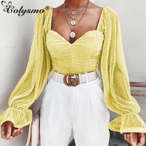 Блузки в горошек Colysmo China At AliExpress