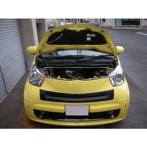 For 2008-2016 Toyota iQ KGJ10 NGJ10 NUJ10 Front Hood Bonnet Gas Struts Lift Support Shock Damper Carbon Fiber