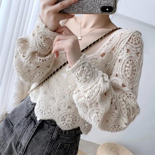 DULITINA Women's Shirts With Embroidery