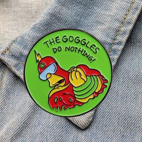 DZ667 Funny Anime Figures Creativity Enamel Pins Women Badge Backpack Collar Lapel Pin Hat Jewelry Gifts for Friends