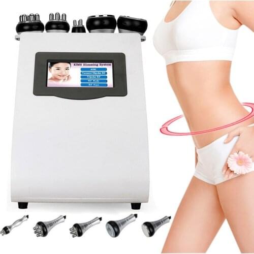 Hot Sale 40K Cavitation Vacuum Multipolar Bipolor RF Lase Slimming Machine 5 In 1
