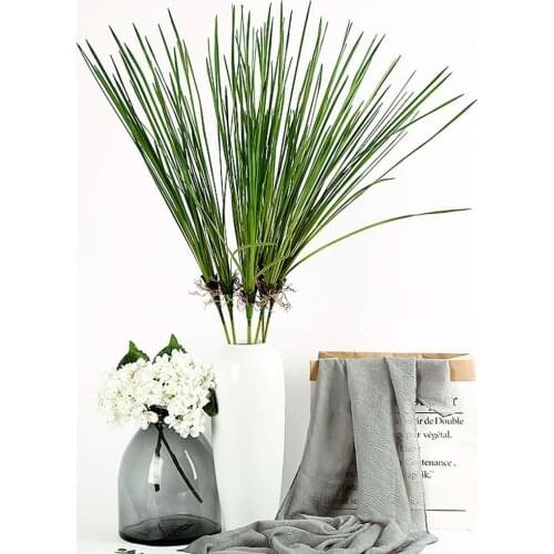 45cm Artificial Plants Green Grass Plastic Plant Artificial Decoration For Garden Plants Outdoor Decor Desktop Grass Grass K3F9