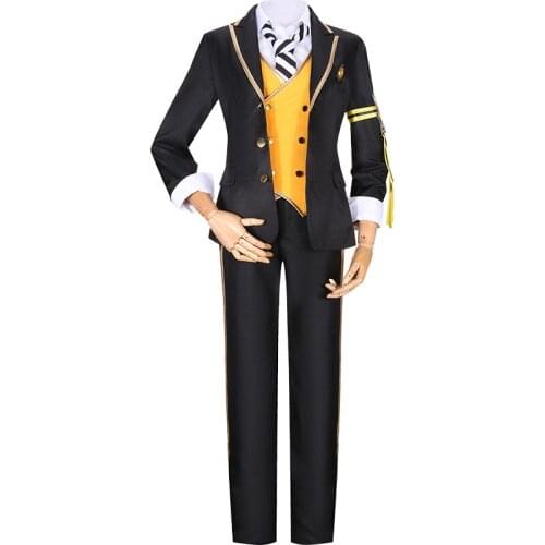 Twisted-Wonderland Cosplay Costume Savanaclaw Ruggie Bucchi Uniform Jacket Pants Shirt Halloween Costume for Adult Women Man