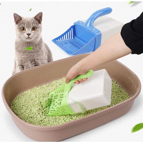 Cat Litter Shovel Pet Cleanning Tool Plastic Cleaning Products Toilet for Dog Food Spoons Scoop Cat Litter Bag Sand Scoop